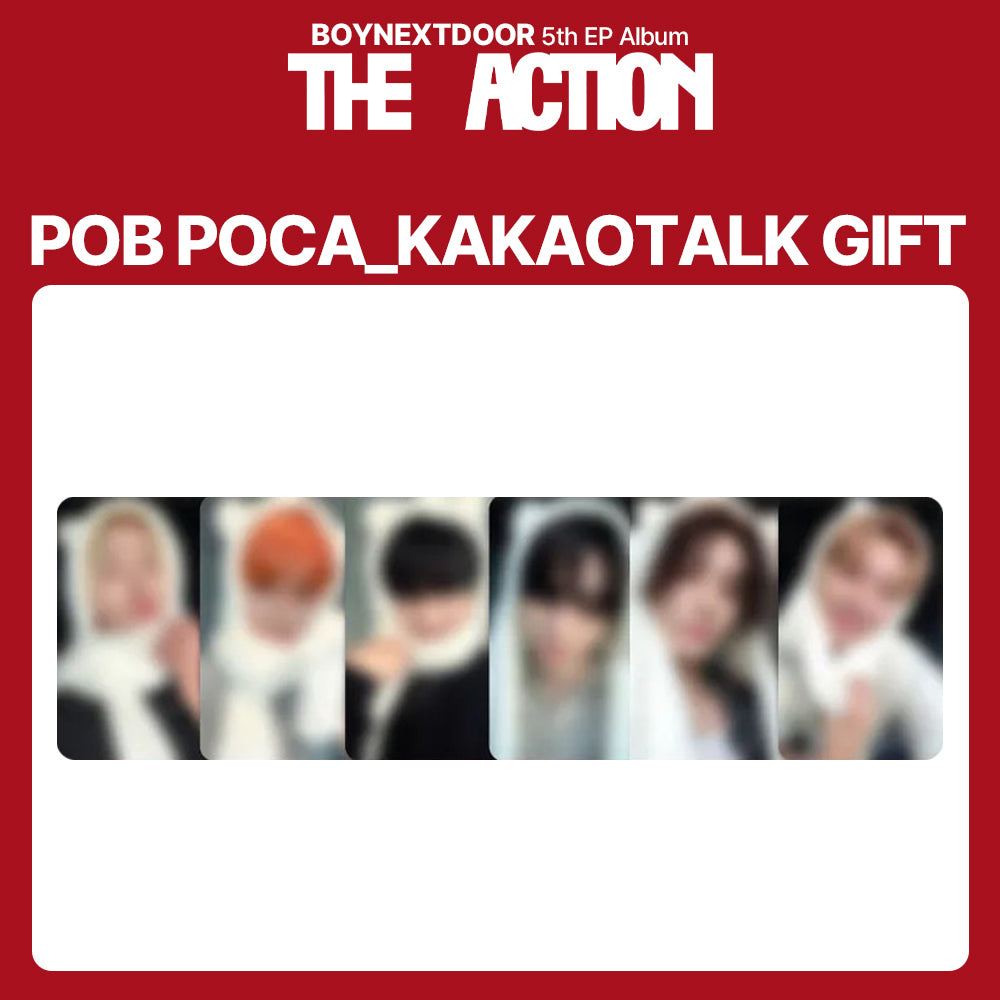 BOYNEXTDOOR 5th EP Album 'The Action' KAKAOTALK GIFT