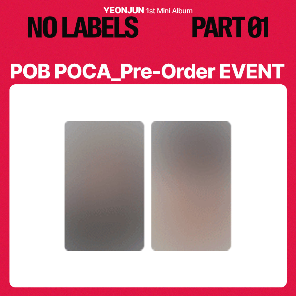 TXT YEONJUN 1st Mini Album 'NO LABELS: PART 01' POB (Weverse Shop)