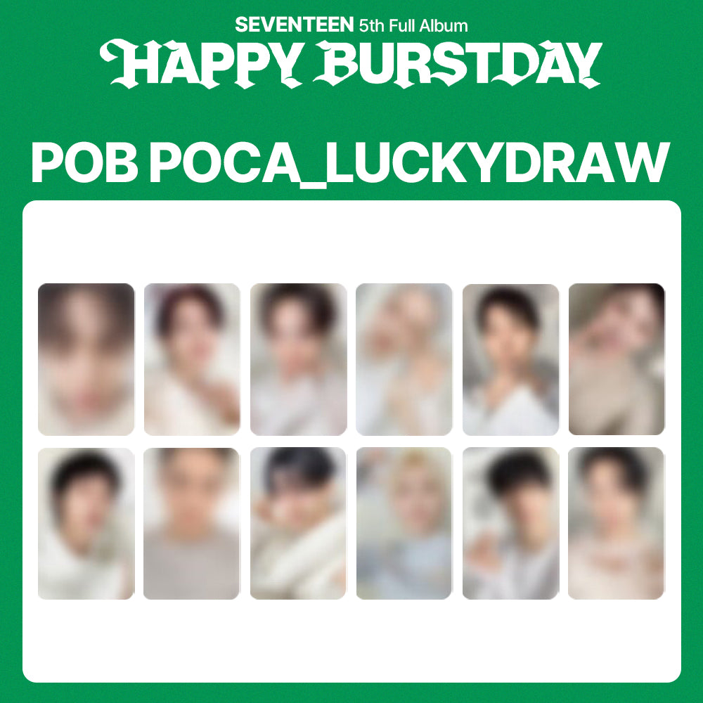 公式通販 - 人気アイテム多数 5th SEVENTEEN Full (yizhiyu LUCKYDRAW BURSTDAY' 'HAPPY Album K-POP・アジア
