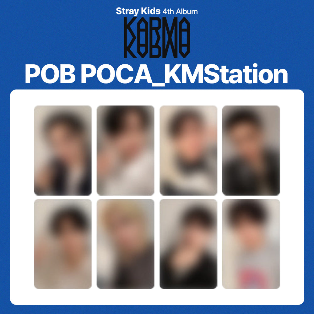 Stray Kids 4th Album 'KARMA' POB (KMS: KMStation)