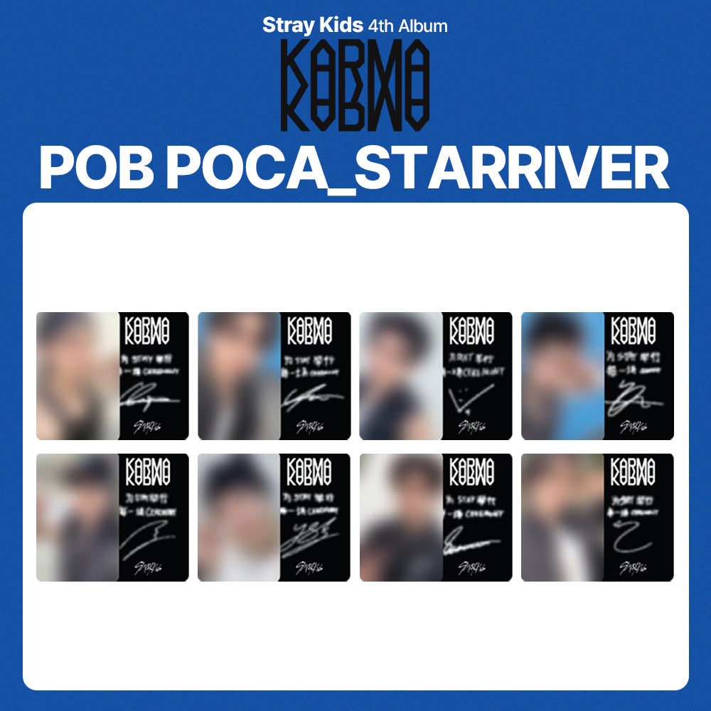Stray Kids 4th Album 'KARMA' POB (STARRIVER)