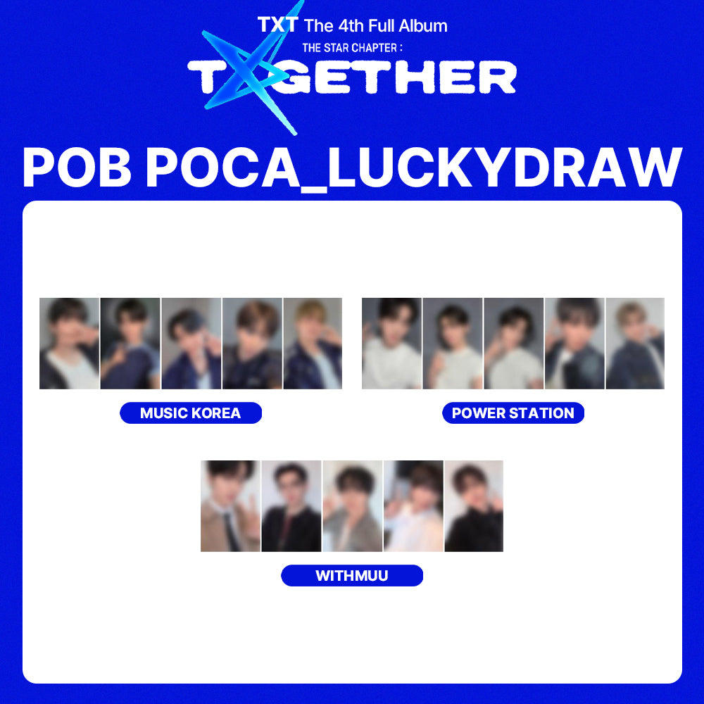 TXT 4th Album 'The Star Chapter : TOGETHER' 2ND LUCKYDRAW