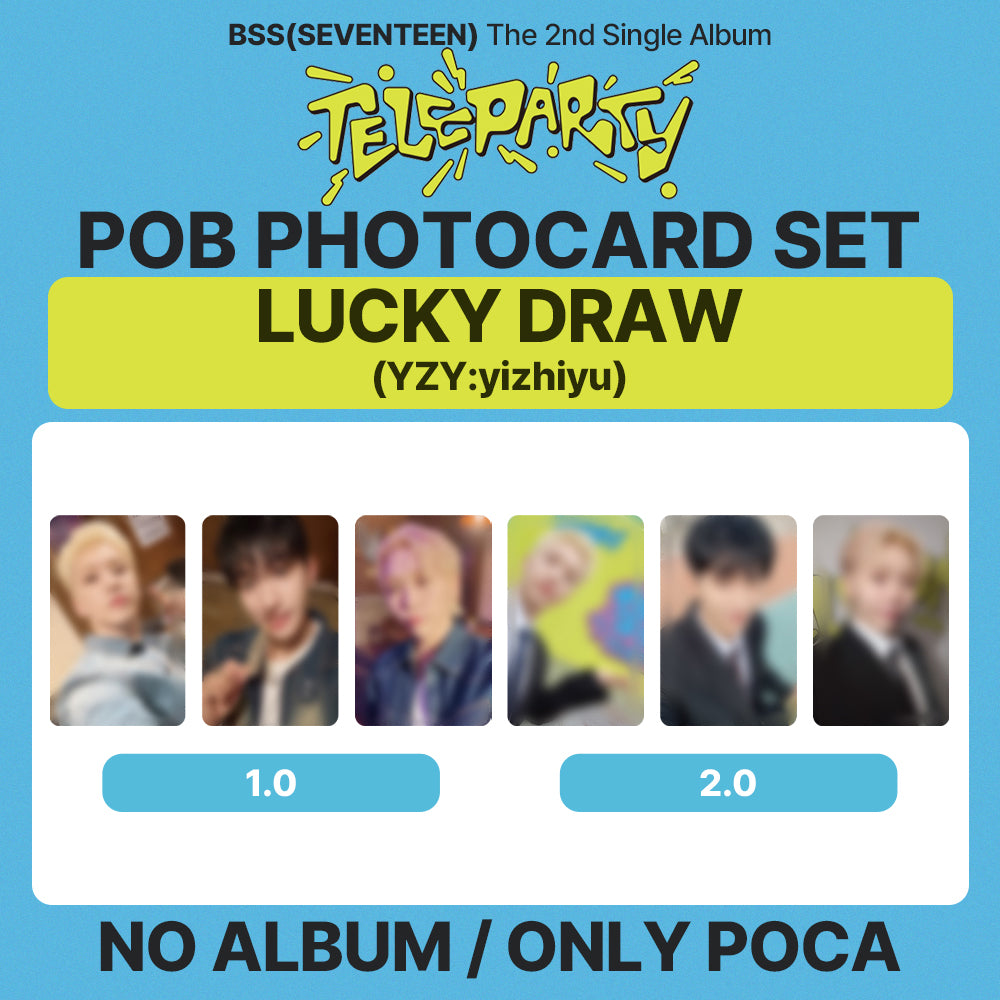 SVT BSS 2nd Single Album 'TELEPARTY' YIZHIYU LUCKY DRAW