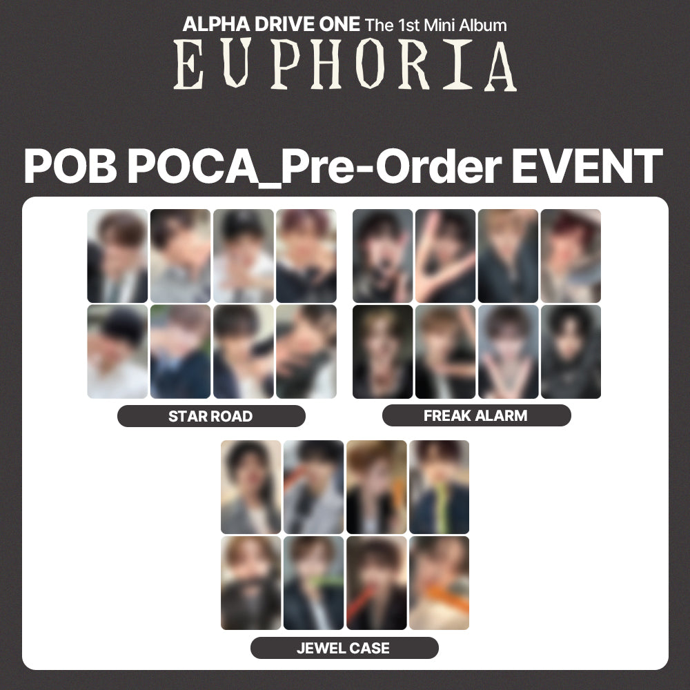 ALPHA DRIVE ONE The 1st Mini Album 'EUPHORIA' POB (StarRiver)