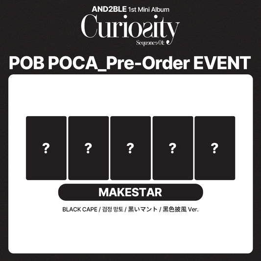 AND2BLE 1st Mini Album 'Sequence 01: Curiosity' POB