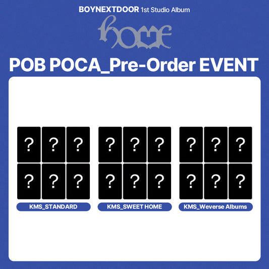 BOYNEXTDOOR 1st Studio Album 'HOME' POB (KMStation)