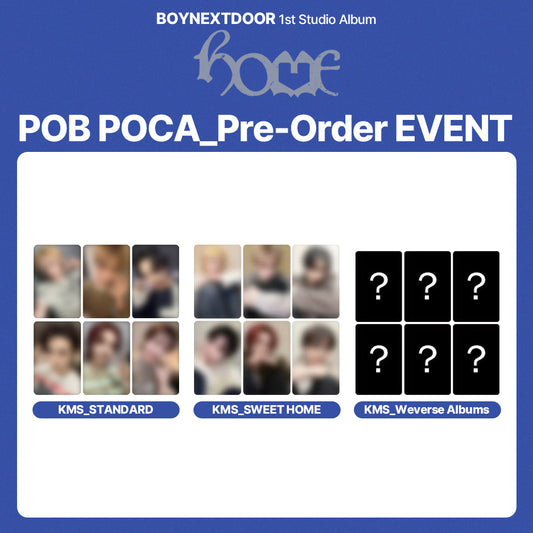 BOYNEXTDOOR 1st Studio Album 'HOME' POB (KMStation)