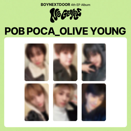 BOYNEXTDOOR 4th EP Album 'No Genre' OLIVE YOUNG