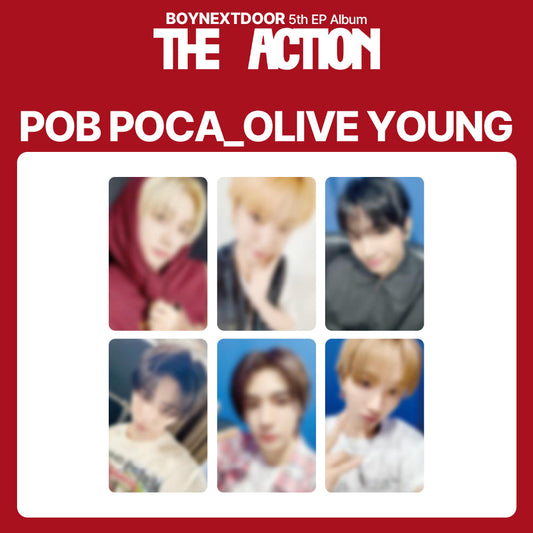 BOYNEXTDOOR 5th EP Album 'The Action' OLIVE YOUNG