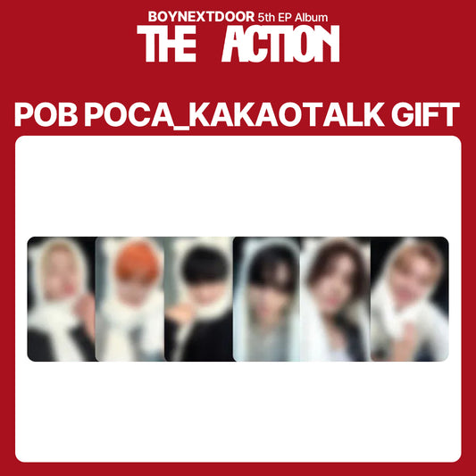 BOYNEXTDOOR 5th EP Album 'The Action' KAKAOTALK GIFT
