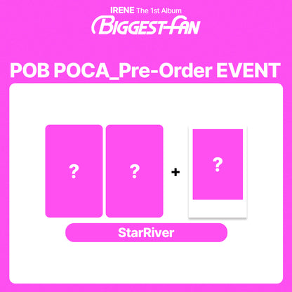 IRENE The 1st Album 'Biggest Fan' POB (StarRiver)