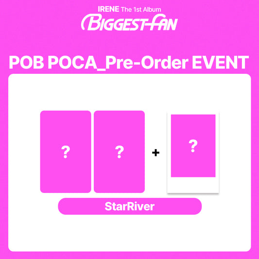 IRENE The 1st Album 'Biggest Fan' POB (StarRiver)
