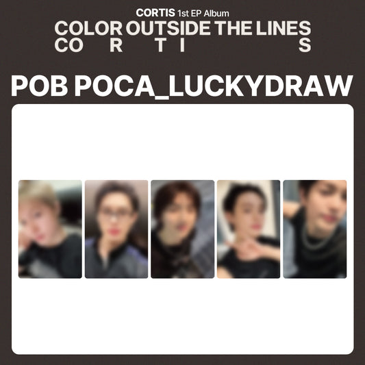 CORTIS 1st EP Album 'COLOR OUTSIDE THE LINES' LUCKYDRAW (YZY: yizhiyu)