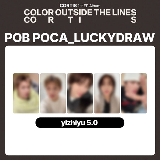 CORTIS 1st EP Album 'COLOR OUTSIDE THE LINES' LUCKYDRAW (YZY: yizhiyu 5.0)