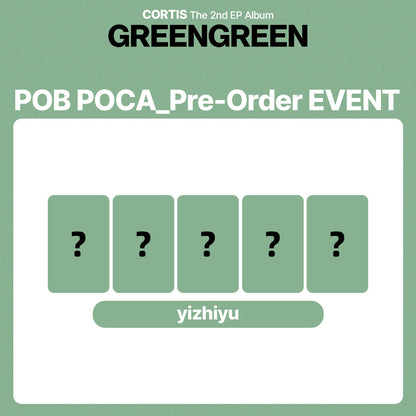 CORTIS The 2nd EP Album 'GREENGREEN' POB (yizhiyu)