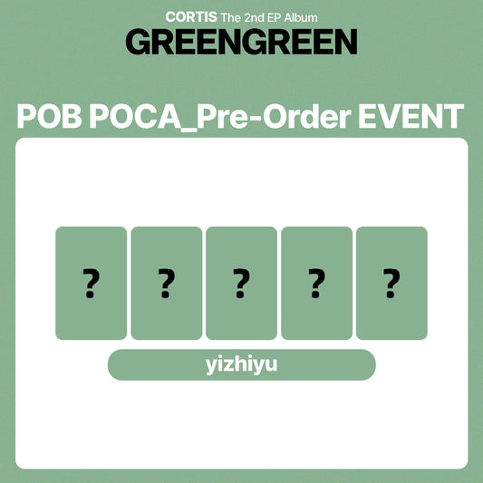 CORTIS The 2nd EP Album 'GREENGREEN' POB (yizhiyu)