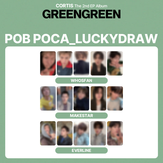 CORTIS The 2nd EP Album 'GREENGREEN' LUCKYDRAW