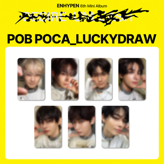 ENHYPEN 6th Mini Album 'DESIRE : UNLEASH' LUCKYDRAW (yizhiyu)