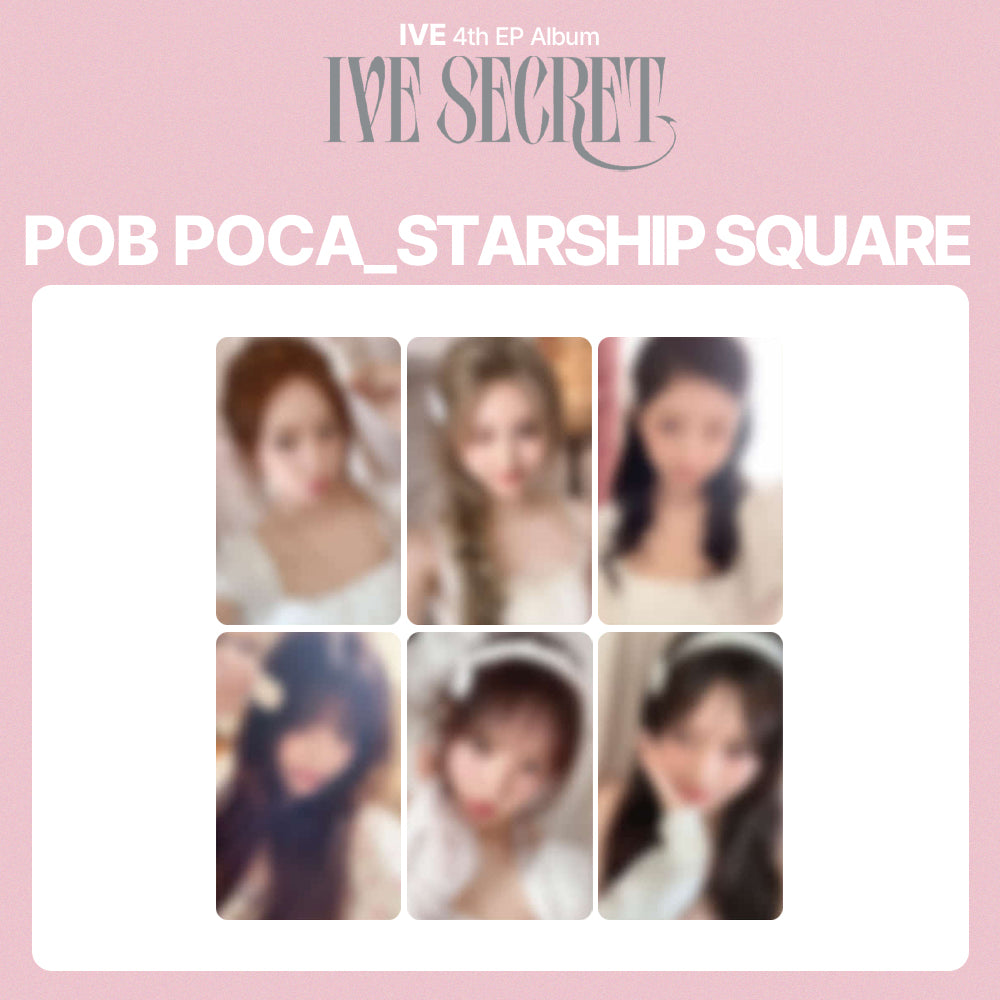 IVE 4th EP Album 'IVE SECRET' POB (SSQ_LOVED IVE)