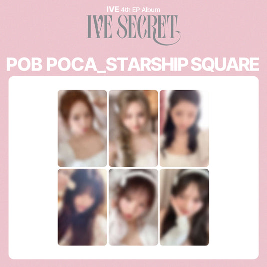 IVE 4th EP Album 'IVE SECRET' POB (SSQ_LOVED IVE)