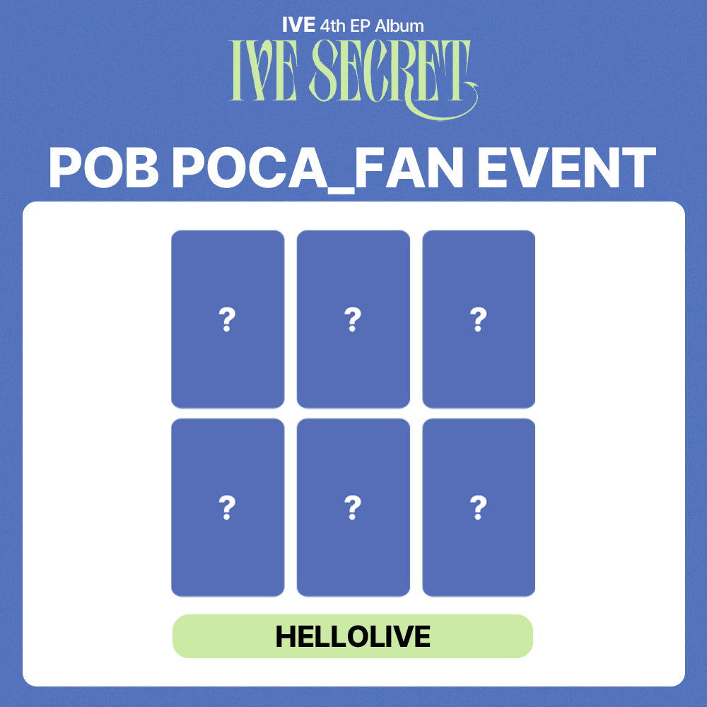 IVE 4th EP Album 'IVE SECRET' HELLOLIVE