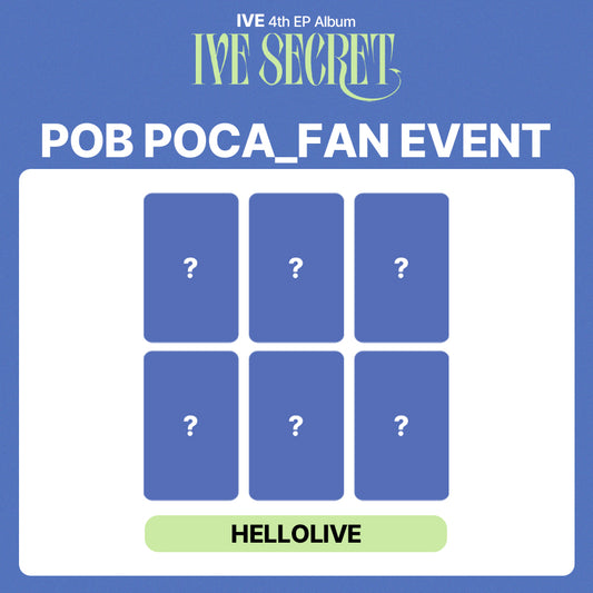 IVE 4th EP Album 'IVE SECRET' HELLOLIVE