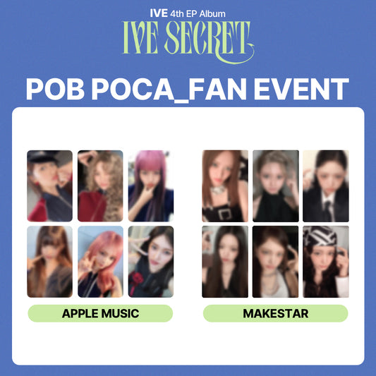 IVE 4th EP Album 'IVE SECRET' APPLE MUSIC / MAKESTAR