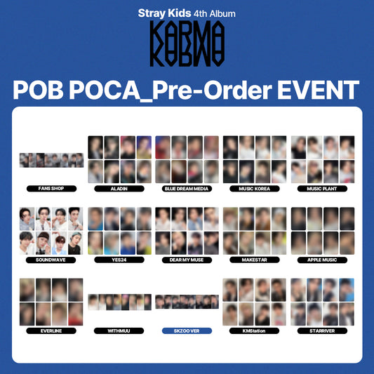 Stray Kids SKZ 4th Album 'KARMA' POB