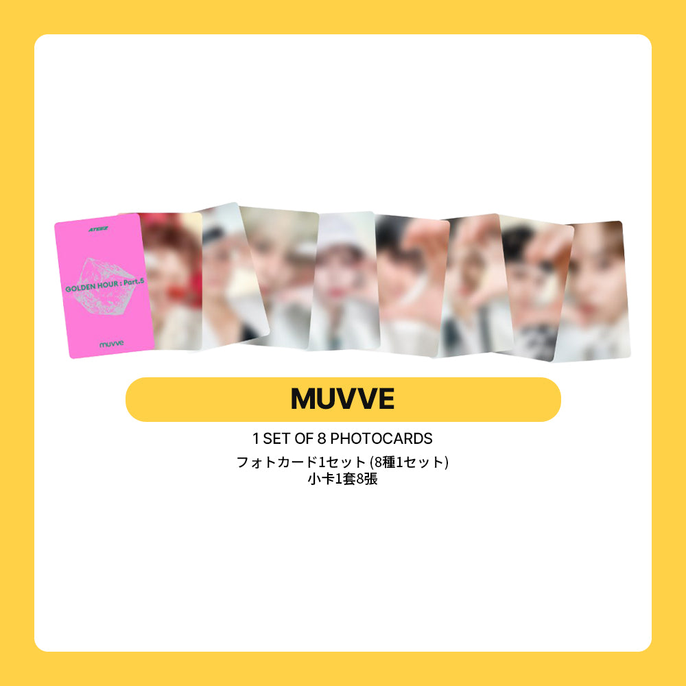 ATEEZ 'GOLDEN HOUR : Part.5' POB (PINK LP)
