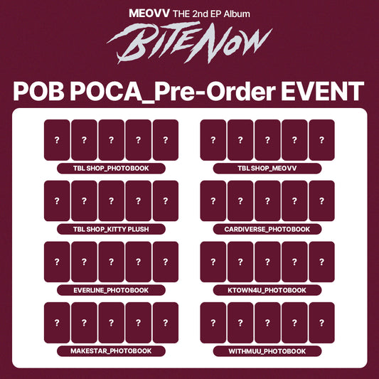 MEOVV THE 2nd EP Album 'BITE NOW' POB