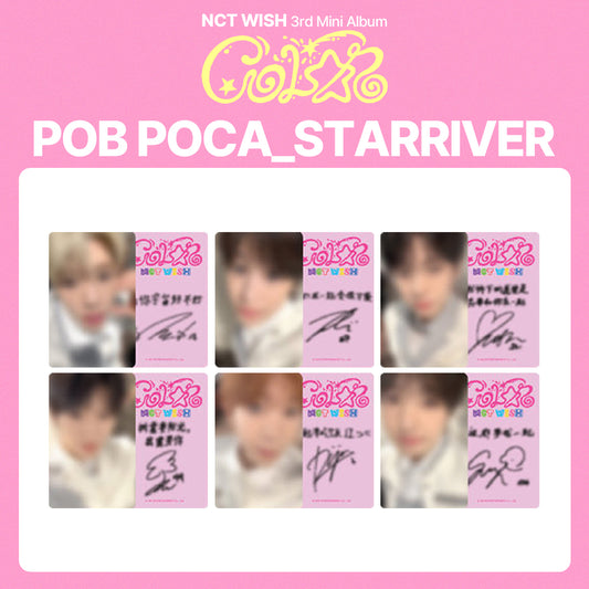 NCT WISH 3rd Mini Album 'COLOR' LUCKYDRAW (StarRiver)