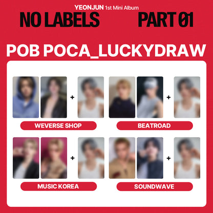 TXT YEONJUN 1st Mini Album 'NO LABELS: PART 01' LUCKYDRAW