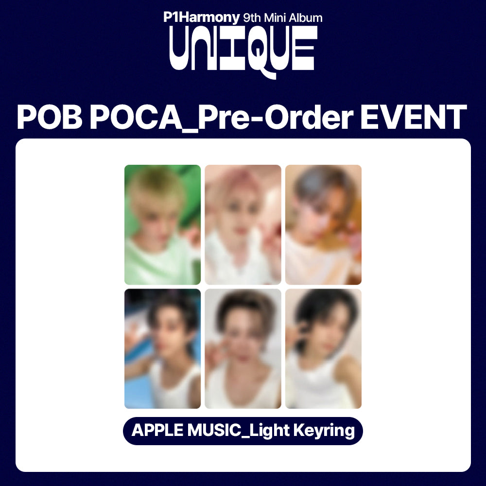 P1Harmony 9th Mini Album 'UNIQUE' POB (APPLE MUSIC)