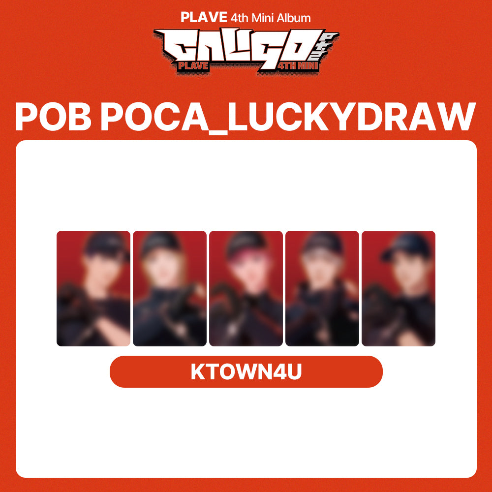 PLAVE 4th Mini Album 'Caligo Pt.2' LUCKYDRAW (KTOWN4U)