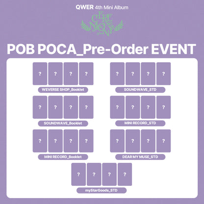 QWER 4th Mini Album 'CEREMONY' POB