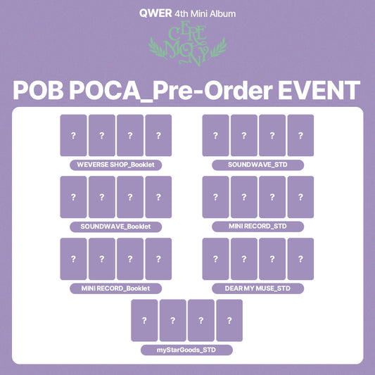 QWER 4th Mini Album 'CEREMONY' POB