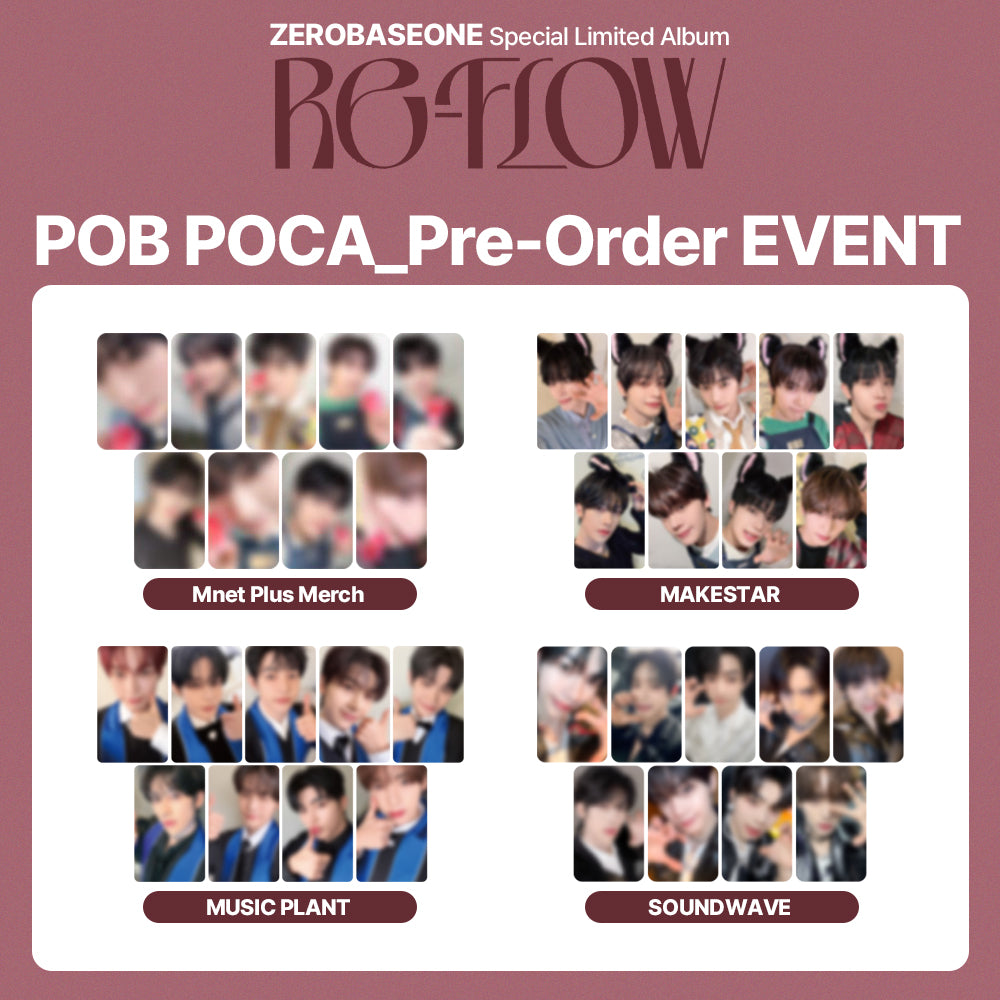 ZEROBASEONE Special Limited Album 'RE-FLOW' POB