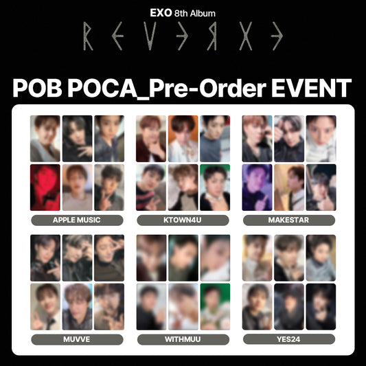 EXO 8th Album 'REVERXE' POB