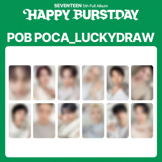 SEVENTEEN 5th Full Album 'HAPPY BURSTDAY' LUCKYDRAW (yizhiyu)