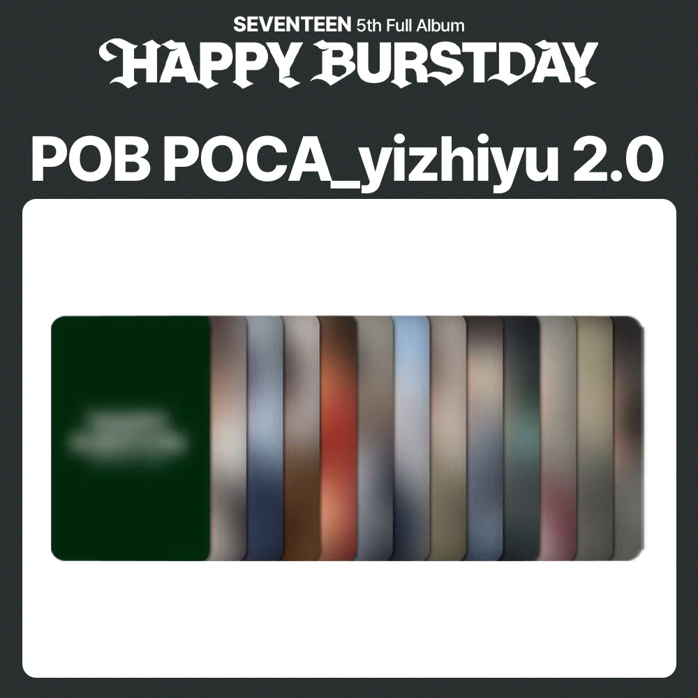 SEVENTEEN 5th Full Album 'HAPPY BURSTDAY' YZY yizhiyu 2.0