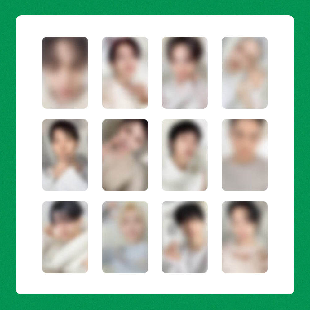 SEVENTEEN 5th 一直娱 yizhiyu 北京ラキドロ 12枚セット SEVENTEEN 5th Full Album 'HAPPY BURSTDAY' LUCKYDRAW (yizhiyu