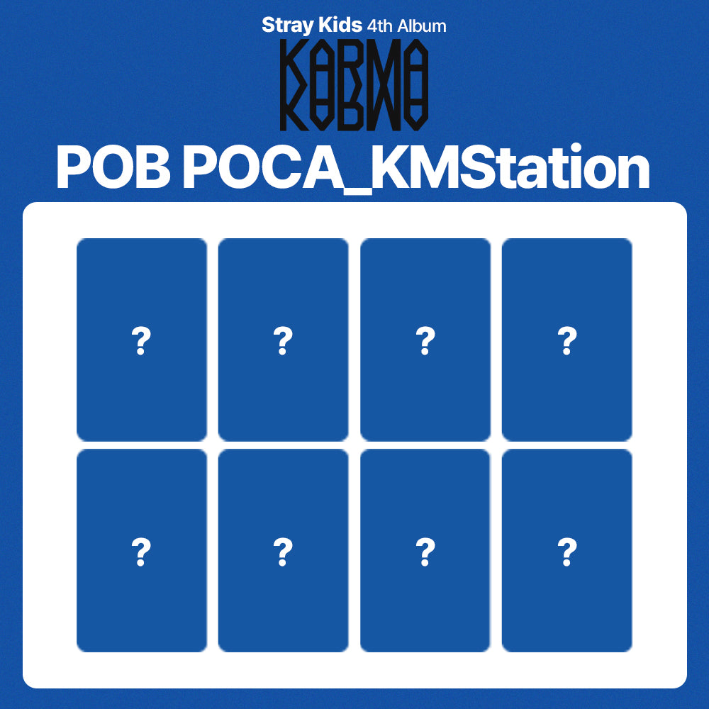Stray Kids 4th Album 'KARMA' POB (KMS: KMStation 2ND)