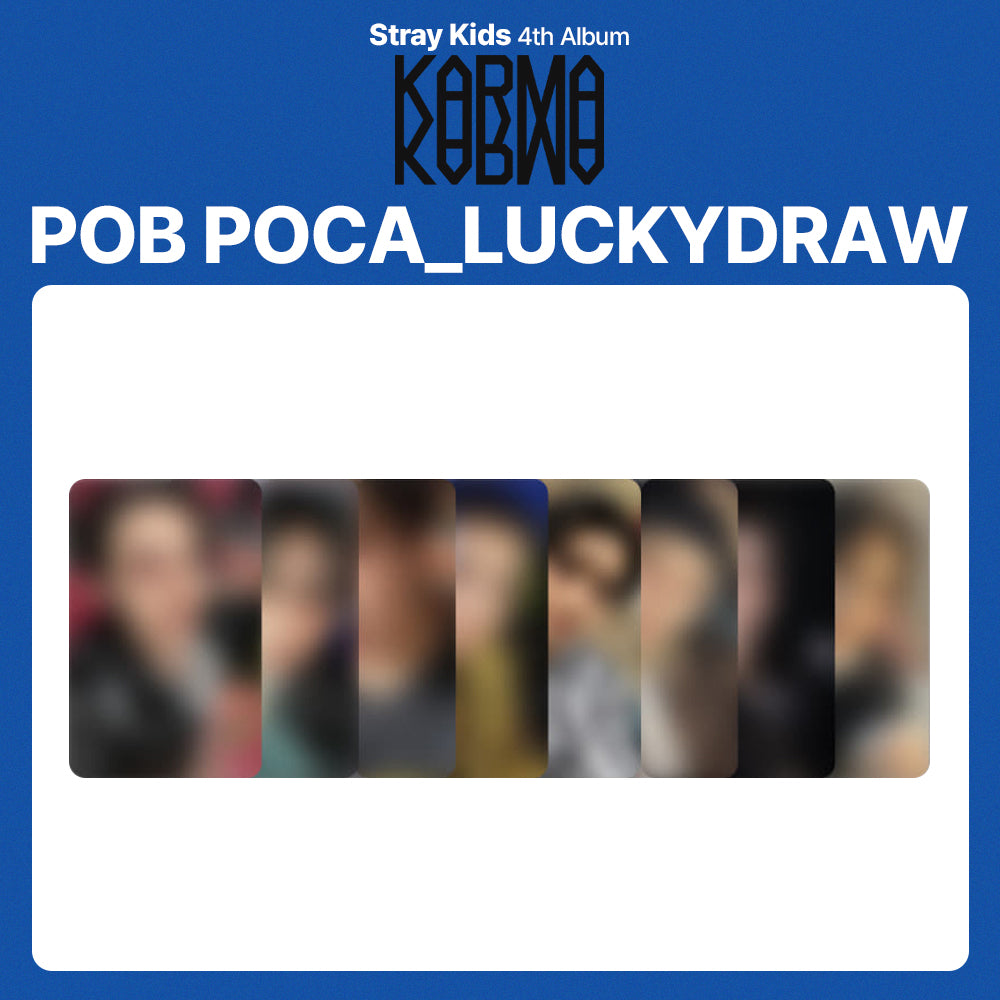 Stray Kids 4th Album 'KARMA' SOUNDWAVE POP-UP 2nd LUCKYDRAW