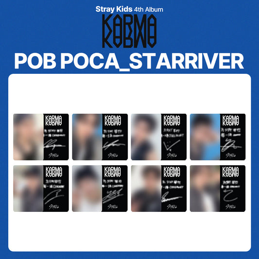 Stray Kids 4th Album 'KARMA' POB (STARRIVER)