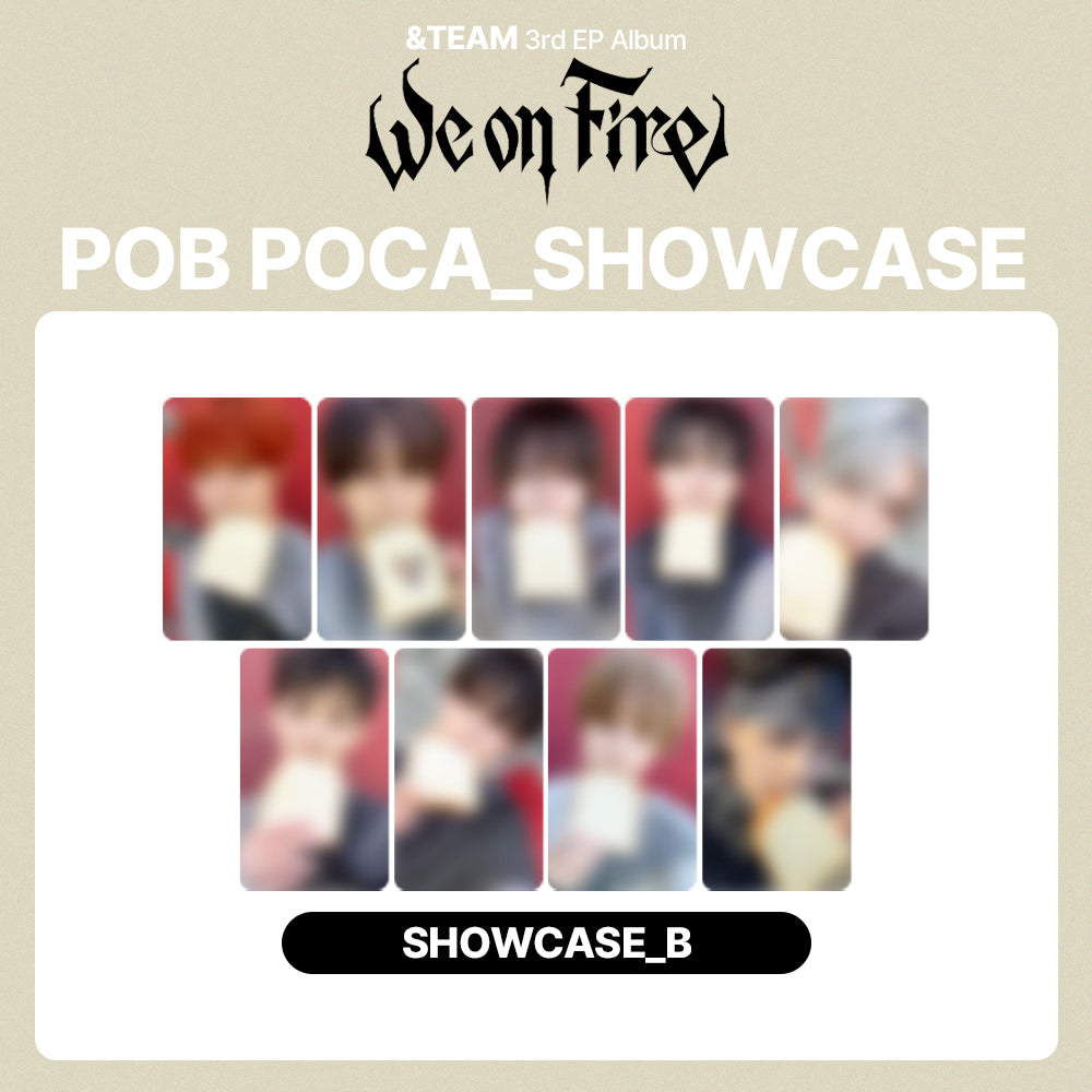 &TEAM 3rd EP Album 'We on Fire' POB (SHOWCASE)