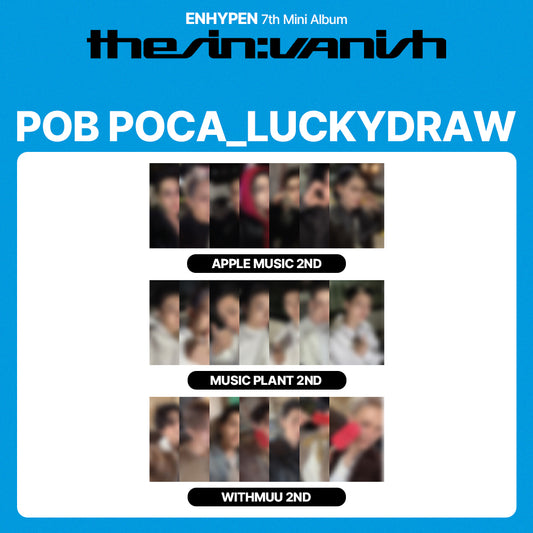 ENHYPEN 7th Mini Album 'THE SIN: VANISH' 2ND LUCKYDRAW