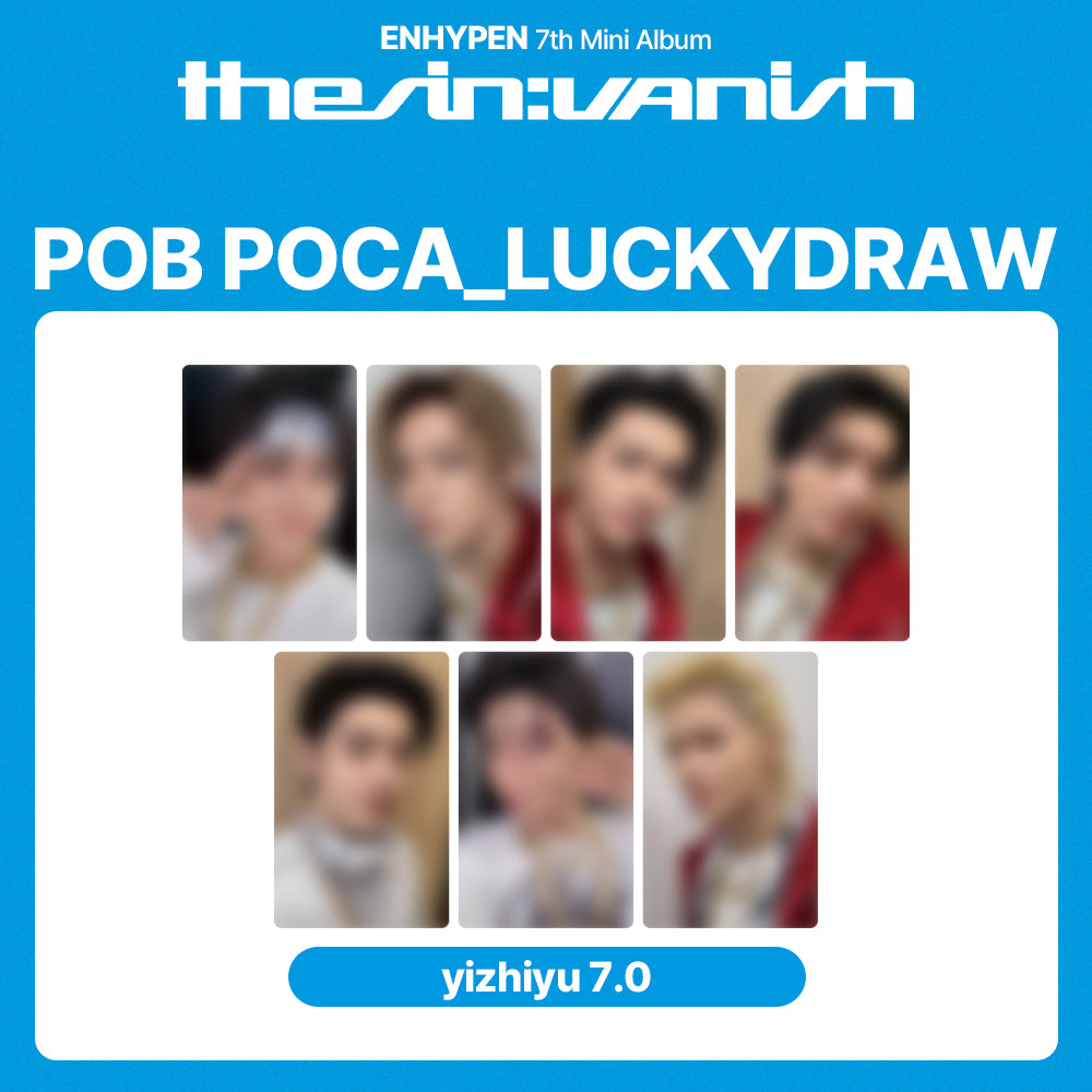 ENHYPEN 7th Mini Album 'THE SIN : VANISH' LUCKYDRAW (yizhiyu 7.0)