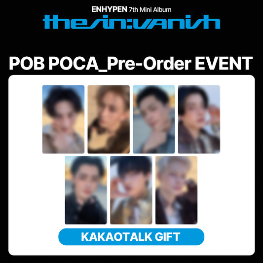 ENHYPEN 7th Mini Album 'THE SIN: VANISH' POB (KAKAOTALK GIFT)