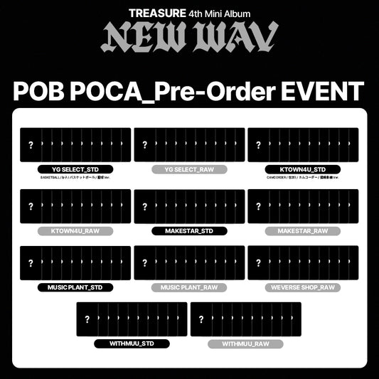 TREASURE 4th Mini Album 'NEW WAV' POB