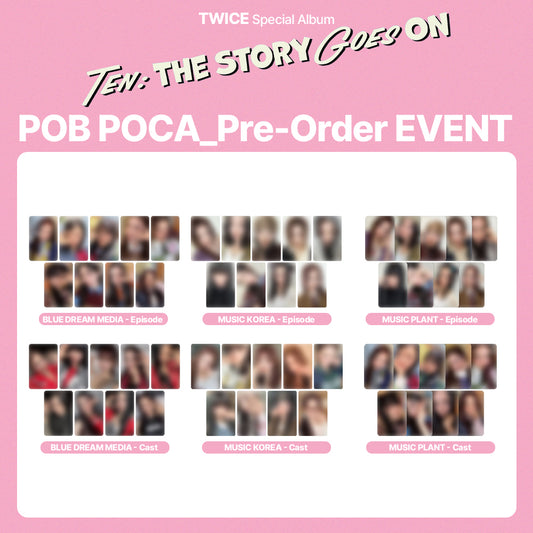 TWICE Special Album 'TEN : The Story Goes On' POB